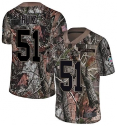 Men's New Orleans Saints #51 Cesar Ruiz Camo Stitched NFL Limited Rush Realtree Jersey