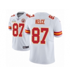 Youth kansas City Chiefs #87 Travis Kelce White 2021 Super Bowl LV Jersey