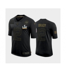 Youth Tampa Bay Buccaneers #12 Black Jersey 2021 Super Bowl LV