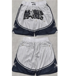 Men's Orlando Magic Silver City Edition Shorts(Run Small)