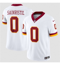 Men's Washington Commanders #0 Mike Sainristil White 2026 F.U.S.E. Vapor Limited Football Stitched Jersey Men's Washington Commanders #0 Mike Sainristil White 2026 F.U.S.E. Vapor Limited Football Stitched Jersey