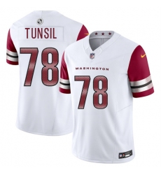 Men's Washington Commanders #78 Laremy Tunsil White 2025 F.U.S.E. Vapor Limited Football Stitched Jersey