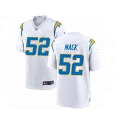 Men's Nike Los Angeles Chargers #52 Khalil Mack White 2022 Limited Jersey Men's Nike Los Angeles Chargers #52 Khalil Mack White 2022 Limited Jersey