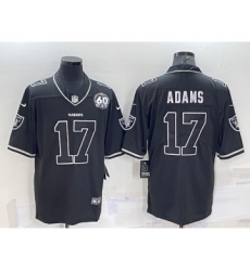 Men's Las Vegas Raiders #17 Davante Adams Black Shadow 2021 Vapor Untouchable Stitched Nike Limited Jersey