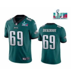 Men's Philadelphia Eagles #69 Landon Dickerson Green Super Bowl LVII Vapor Untouchable Limited Stitched Jersey