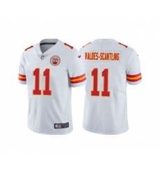 Men's Kansas City Chiefs #11 Marquez Valdes-Scantling White Vapor Untouchable Limited Stitched Football Jersey