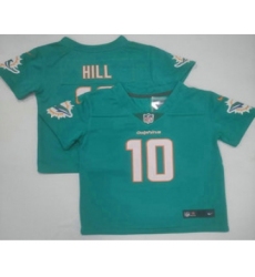 Toddler Miami Dolphins #10 Tyreek Hill Aqua 2022 Vapor Limited Stitched NFL Jersey