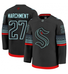 Men's Seattle Kraken #27 Mason Marchment Black Alternate Stitched Hockey Jersey
