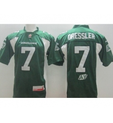 CFL Saskatchewan Roughriders #7 Weston Dressler Green Jersey