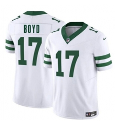 Men's New York Jets #17 Kris Boyd White 2025 F.U.S.E. Vapor Untouchable Limited Football Stitched Jersey