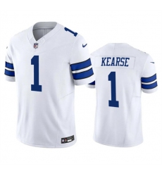 Men's Dallas Cowboys #1 Jayron Kearse White 2023 F.U.S.E. Vapor Limited Football Stitched Jersey