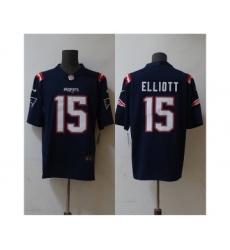 Men's Nike New England Patriots #15 Ezekiel Elliott Navy Stitched Limited Jersey Men's Nike New England Patriots #15 Ezekiel Elliott Navy Stitched Limited Jersey