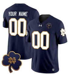 Men's Notre Dame Fighting Irish Active Player Custom Navy 2025 F.U.S.E. Vapor Limited V3 Stitched Jersey