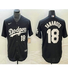 Men's Los Angeles Dodgers #18 Yoshinobu Yamamoto Number Grey Stitched Flex Base Nike Jersey