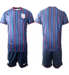 Men's USA Blank or Custom Team FIFA x World Cup 2026 Away On Field Suit Jersey