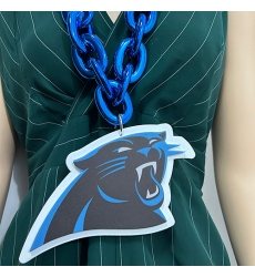 Carolina Panthers Fan Chain, NFL fans, Team Logo Big necklace,  large  pendant, Medal gift clothing tag Accessories