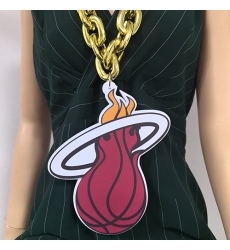 Miami Heat Fan Chain, NBA fans, Team Logo Big necklace,  large  pendant, Medal gift clothing tag Accessories