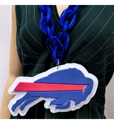 The Buffalo Bills Fan Chain, NFL fans, Team Logo Big necklace,  large  pendant, Medal gift clothing tag Accessories