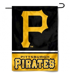 2Pcs WinCraft Pittsburgh Pirates Double Sided Garden Flag