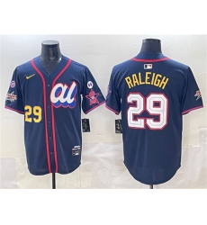 Men's American League #29 Cal Raleigh Navy 2025 All-Star Edition V3 Limited Stitched Baseball Jersey