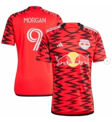 Men's New York Red Bulls Lewis Morgan adidas Red 2024 Legacy Replica Player Jersey
