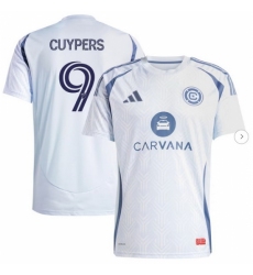 Men's Chicago Fire Hugo Cuypers adidas Light Blue 2025 The Municipal Kit Replica Player Jersey