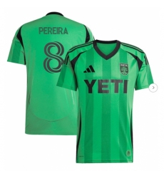 Mens Austin FC Daniel Pereira adidas Green 2025 The Heartbeat Kit Replica Player Jersey