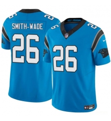 Men's Carolina Panthers #26 Chau Smith-Wade Blue 2025 F.U.S.E. Vapor Limited Football Stitched Jersey