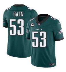 Men's Philadelphia Eagles #53 Zack Baun Green 2026 F.U.S.E. 2-Star C Vapor Untouchable Limited Football Stitched Jersey