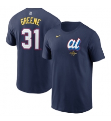 Men's American League #31 Riley Greene Navy 2025 All-Star Edition Name & Number T-Shirt