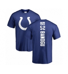 Football Indianapolis Colts #52 Ben Banogu Royal Blue Backer T-Shirt