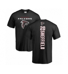 Football Atlanta Falcons #20 Kendall Sheffield Black Backer T-Shirt