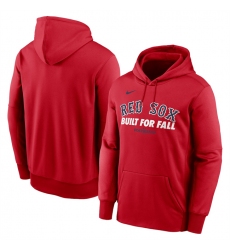 Men's Boston Red Sox Red 2025 Postseason Collection Therma Fleece Hoodie