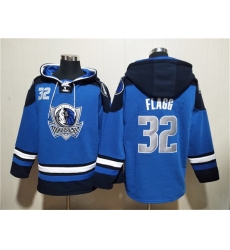 Men's Dallas Mavericks #32 Cooper Flagg Blue Navy Ageless Must-Have Lace-Up Pullover Hoodie