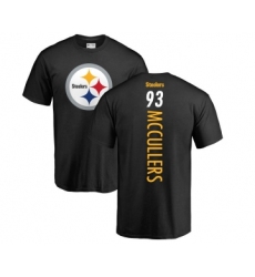 Football Pittsburgh Steelers #93 Dan McCullers Black Backer T-Shirt