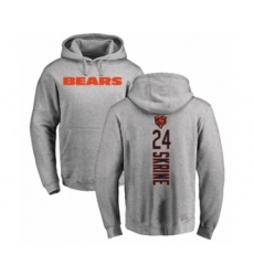 Football Chicago Bears #24 Buster Skrine Ash Backer Pullover Hoodie