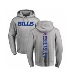 Football Buffalo Bills #10 Cole Beasley Ash Backer Pullover Hoodie