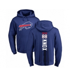 Football Buffalo Bills #88 Dawson Knox Royal Blue Backer Pullover Hoodie