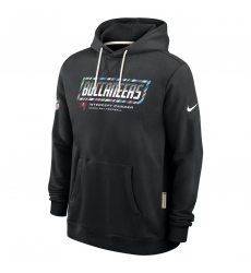Men's Tampa Bay Buccaneers Black 2026 Crucial Catch Sideline Standard Issue Dri-FIT Pullover Hoodie