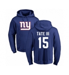 Football New York Giants #35 Deandre Baker Ash Backer Pullover Hoodie
