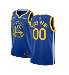 Women's Golden State Warriors Customized Swingman Royal Finished Basketball Jersey - Icon Edition