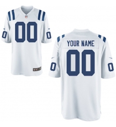 Mens Indianapolis Colts Nike White Custom Alternate Elite Jersey