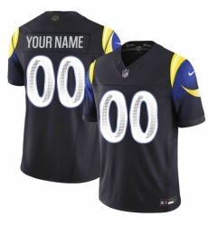 Women's Los Angeles Rams Active Player Custom Black 2025 F.U.S.E. “Rivalries” Vapor Limited Football Stitched Jersey