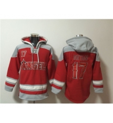 Men's Los Angeles Angels #17 Shohei Ohtani Red Ageless Must-Have Lace-Up Pullover Hoodie