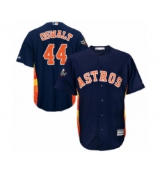 Youth Houston Astros #44 Roy Oswalt Authentic Navy Blue Alternate Cool Base 2019 World Series Bound Baseball Jersey