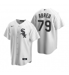 Men's Nike Chicago White Sox #79 Jose Abreu White Home Stitched Baseball Jersey