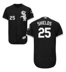 Men's Majestic Chicago White Sox #33 James Shields Black Alternate Flex Base Authentic Collection MLB Jersey