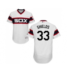 Men's Majestic Chicago White Sox #33 James Shields White Alternate Flex Base Authentic Collection MLB Jerseys