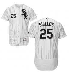 Men's Majestic Chicago White Sox #33 James Shields White Home Flex Base Authentic Collection MLB Jersey