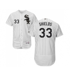 Men's Majestic Chicago White Sox #33 James Shields White Home Flex Base Authentic Collection MLB Jerseys